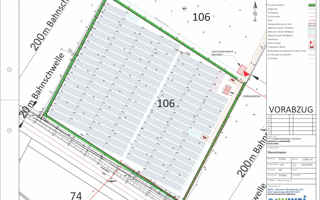 PV-Freiflächenanlage Jütrichau